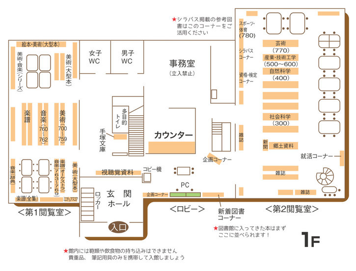 図書館1階