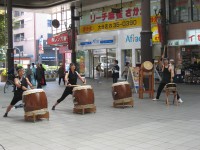 太鼓部演奏